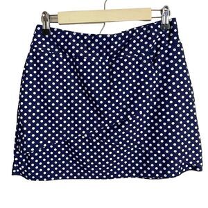 Tzu Tzu Tie Size M Skort Size M Polka Dots‎ Blue White Skirt